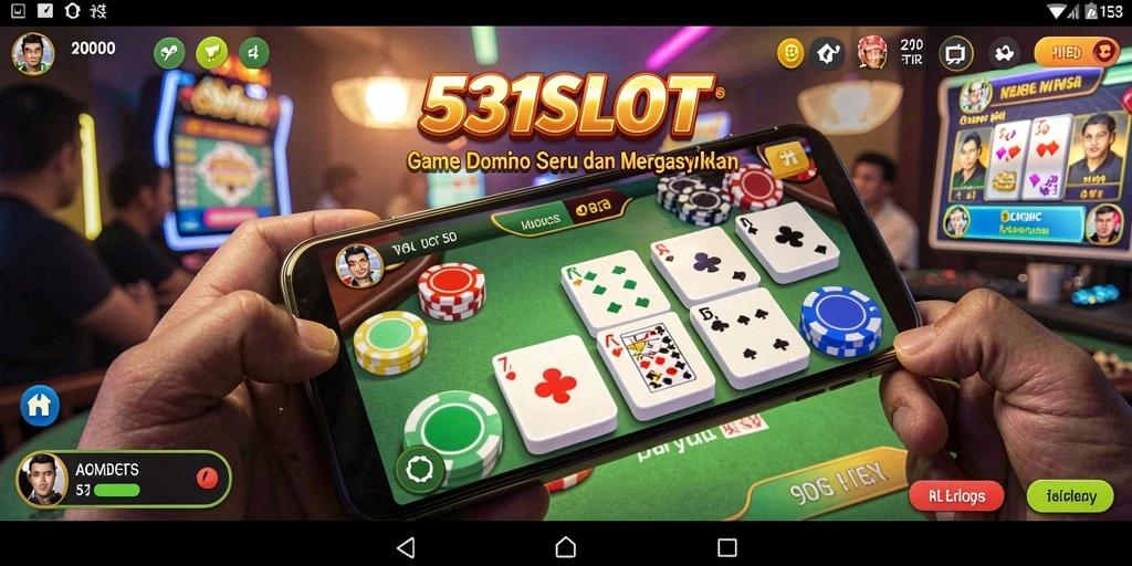Gameplay menarik dalam 531SLOT dengan tampilan meja Domino.