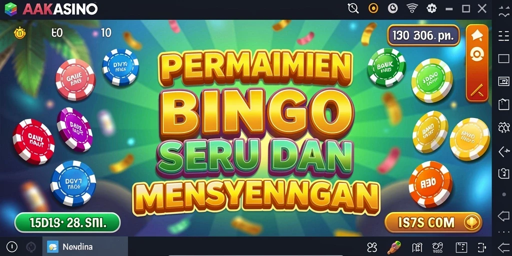 Tampilan gameplay seru AAKASINO saat bermain Bingo.
