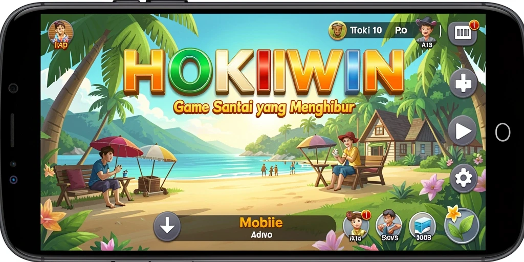 Tampilan menarik dari gameplay HOKIWIN yang santai.