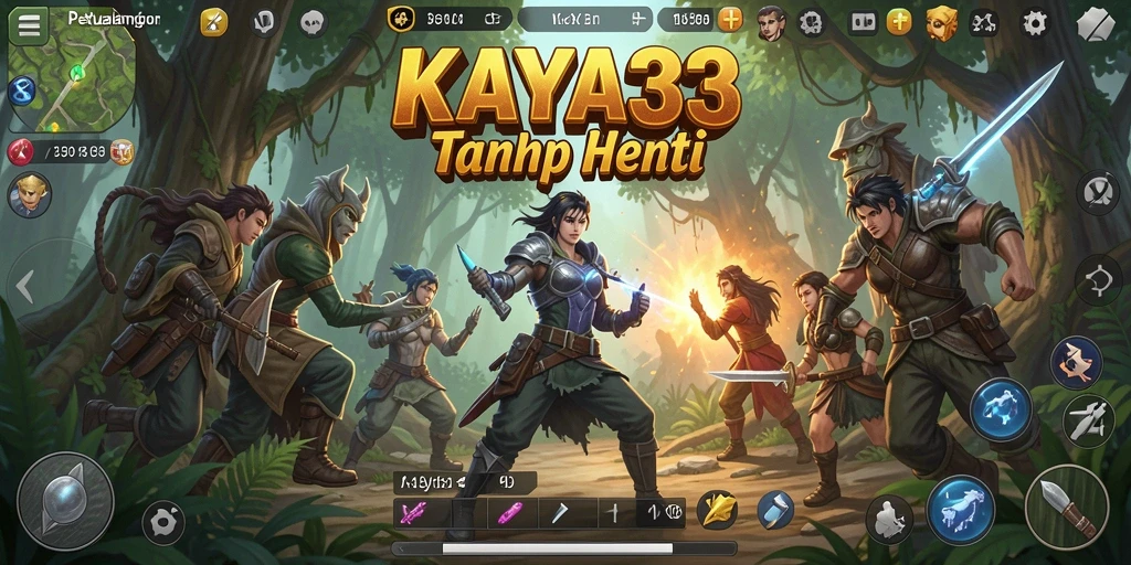 Tampilan aksi mendebarkan dalam gameplay KAYA33.