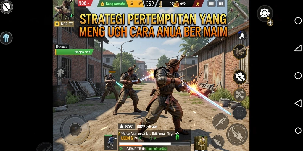 Tampilan menarik dari gameplay N06 yang penuh strategi.