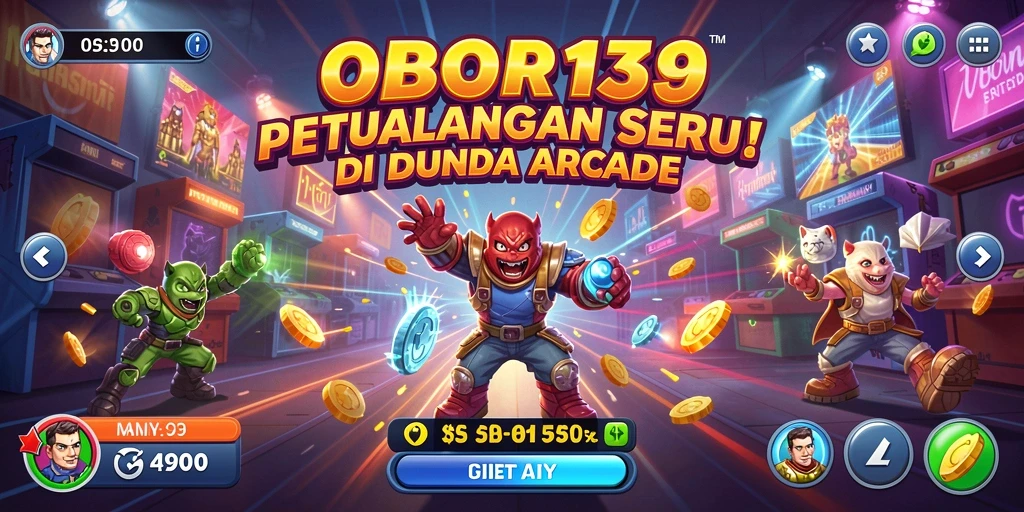 Screenshot OBOR138 menampilkan aksi seru dalam gameplay Arcade.