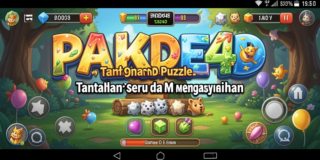 Screenshot gameplay PAKDE4D yang menampilkan teka-teki yang mendebarkan.