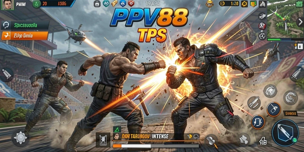 Gameplay seru PPV88 dengan aksi tembak-menembak intens.