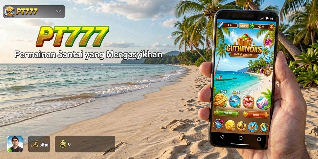 Screenshot utama gameplay PT777 dengan pengalaman bermain yang menyenangkan.