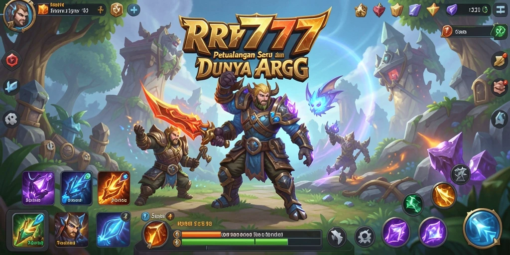 Tangkapan layar utama dari gameplay seru di RR777.