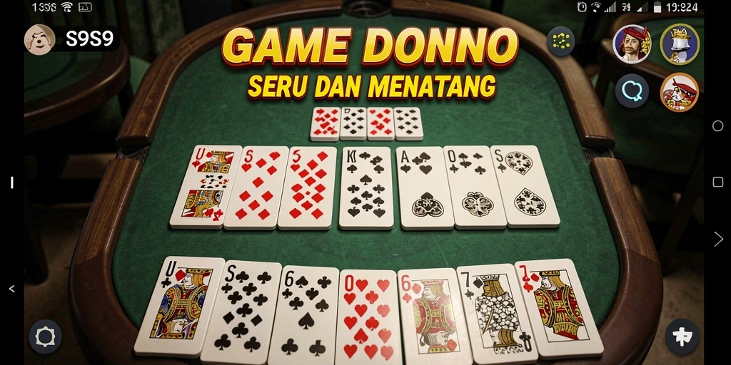 Tampilan gameplay S9S9 dengan domino yang menarik.